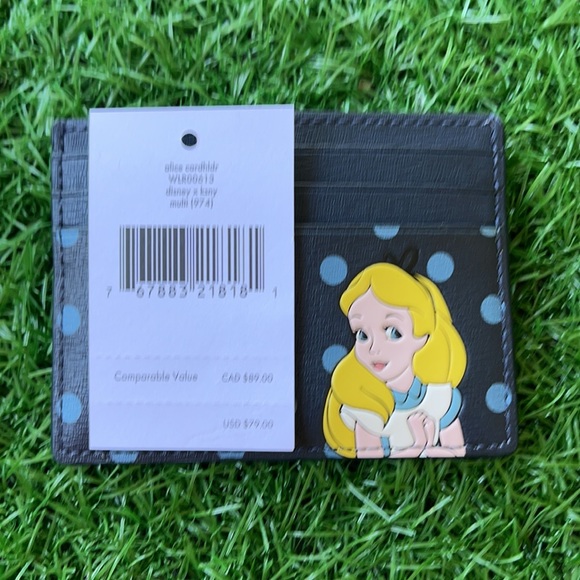 disney x kate spade new york alice card holder - Picture 6 of 16